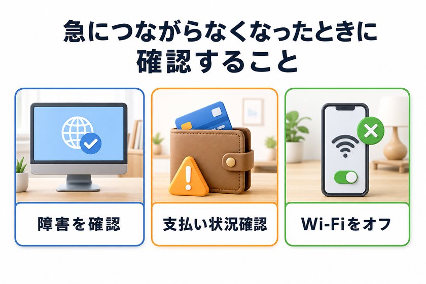 棒グラフ・差分強調表:急につながらなくなったときに確認すること